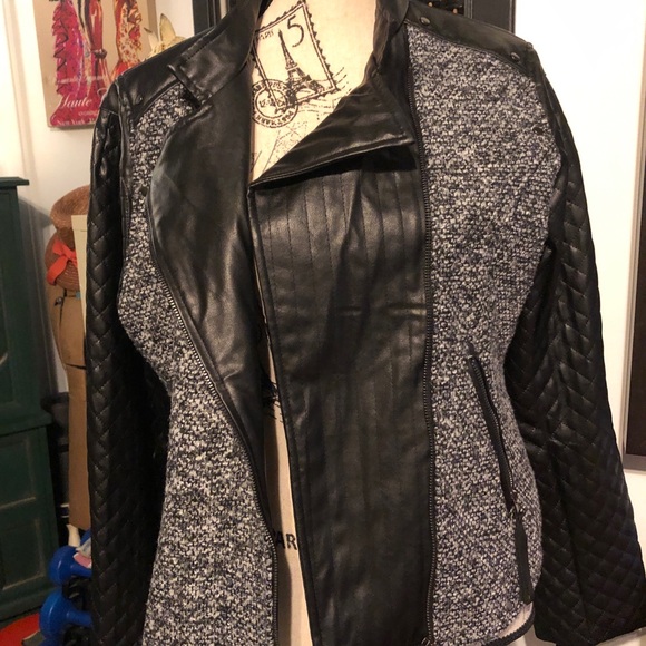 EUC Women’s Marc Lauge Wintertime Collection Moto Jacket - Picture 6 of 14